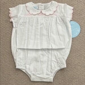 NWT Little English London Bubble with pink bows